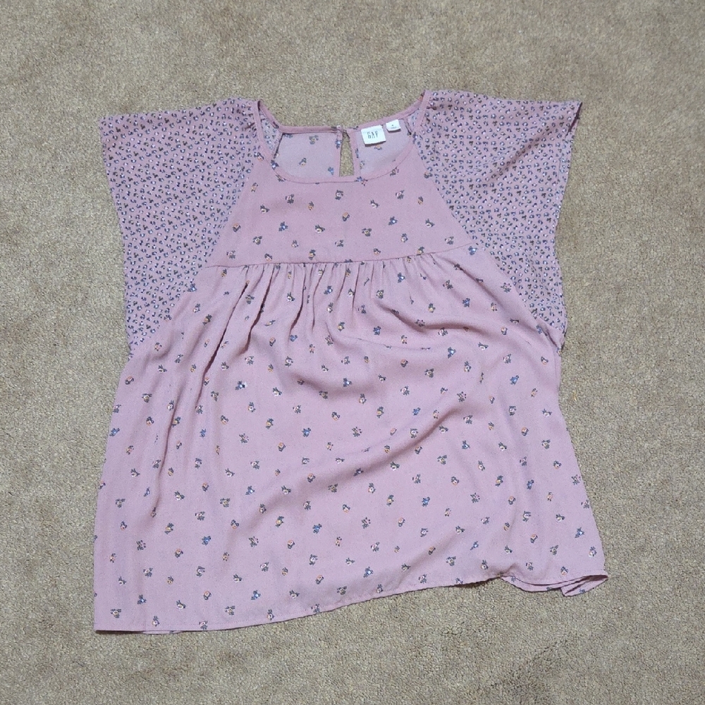 GAP Pink Floral Top
